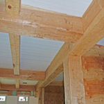 Cypress Wood & Lumber - kiln dried cypress beams mortised & tenon fitted